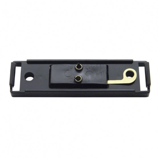 Incandescent Rectangular Fender Mount Light (Clearance/Marker) With Black Bracket - Amber &amp; Red Lens (Bulk)
