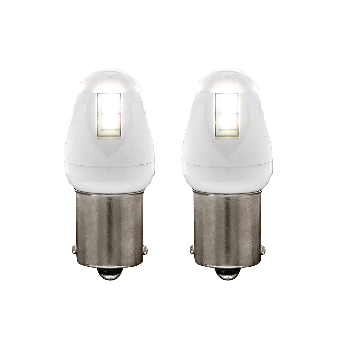 High Power 8 LED 1156 Type Bulb - White (Card of 2)
