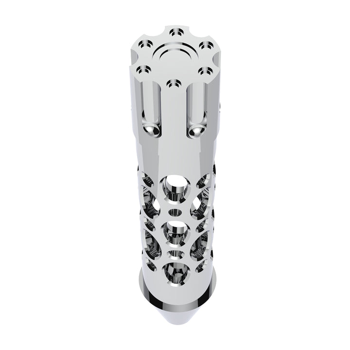 Austin Style Grip Handle With Beer Tap Adapter - Chrome