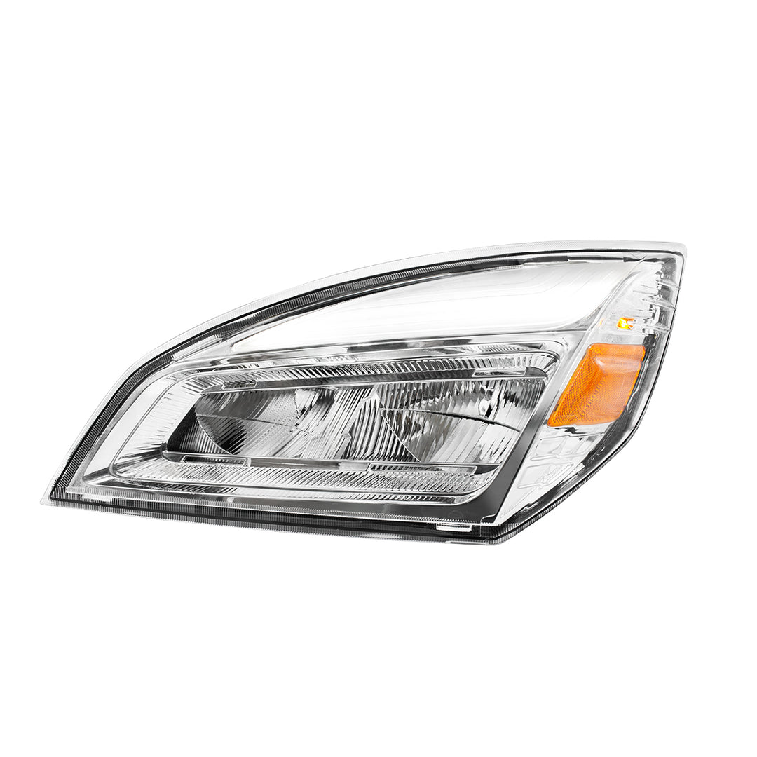 High Power Chrome LED Headlight For 2018-2024 Freightliner Cascadia - Driver