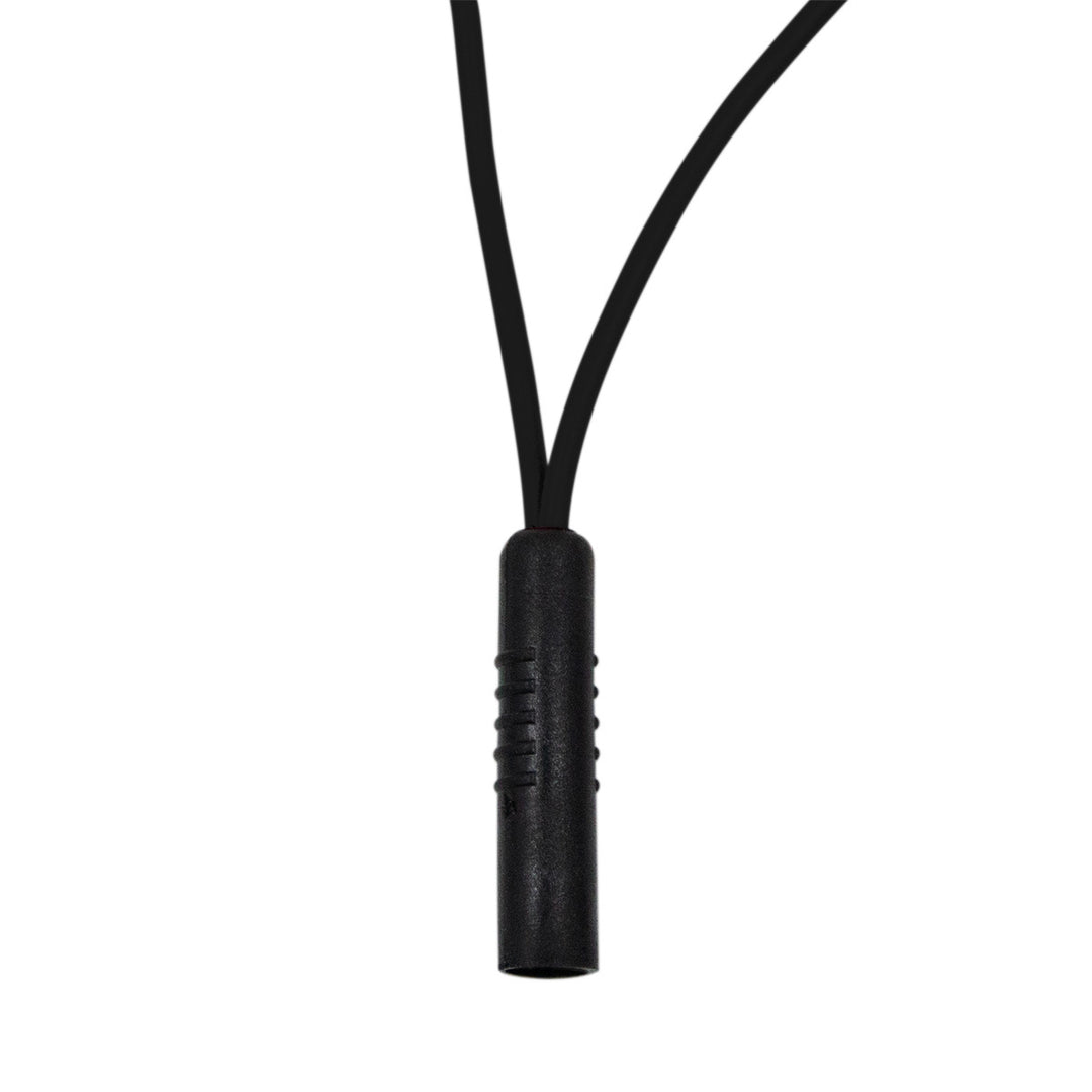 0.180" Bullet Receptacle Black Wire Harness With 50 Plugs - 6" Lead (Bulk)