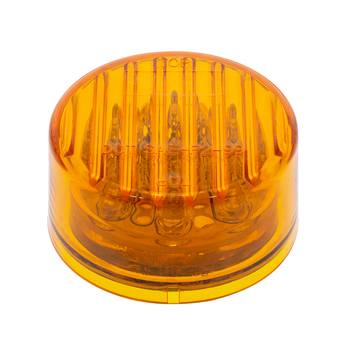 9 LED 2" Round Light (Clearance/Marker) - Amber LED/Amber Lens (Bulk)