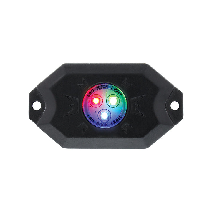RGB Multi - Color 500 Lumen LED Rock Light 4 - Piece Kit