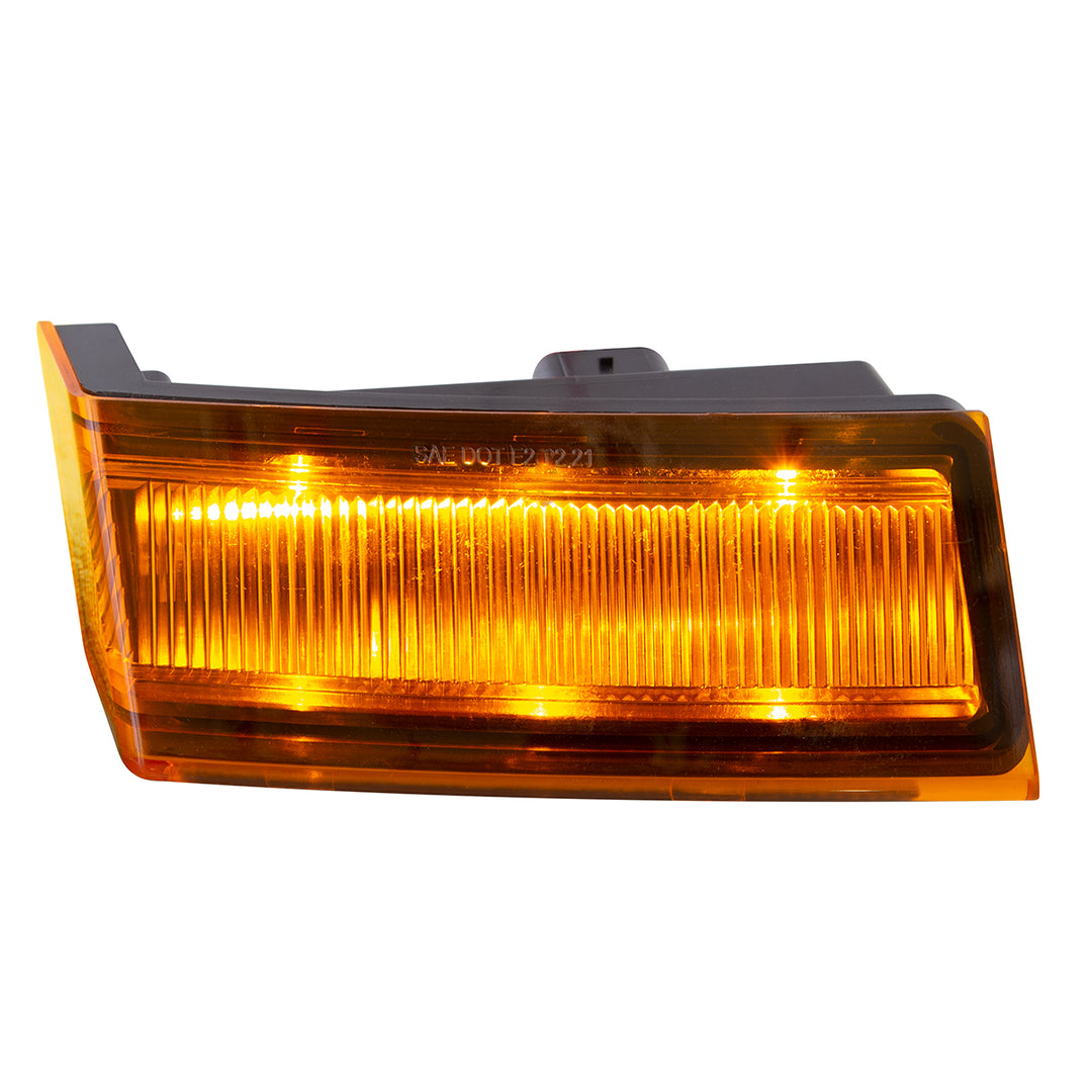 6 LED Amber Turn Signal Light For 2018-2025 Freightliner Cascadia - Passenger - Competition Series