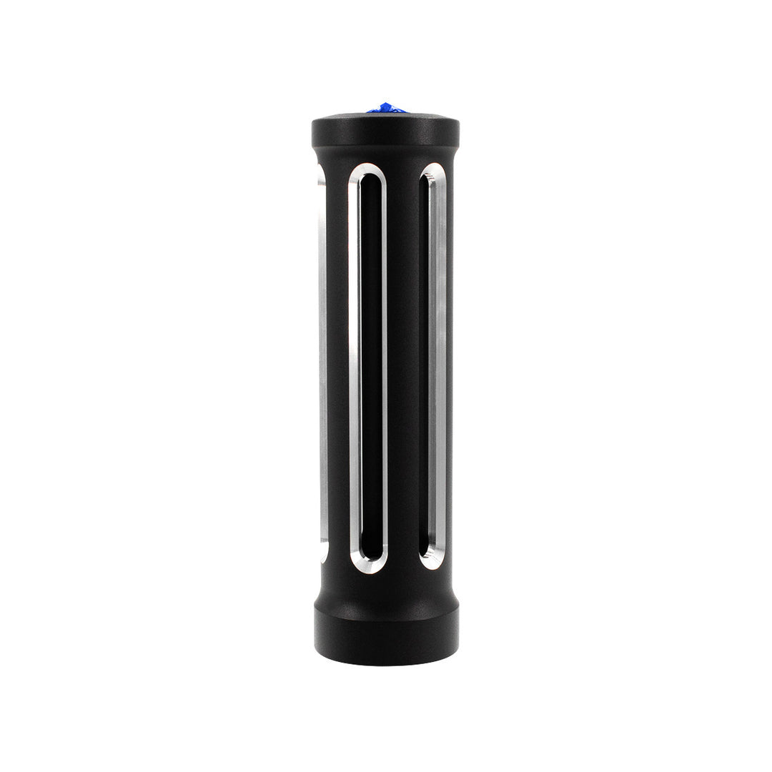 M30 x 3.5 Thread-On Sonoma Style Gearshift Knob - Blue Crystal/Matte Black