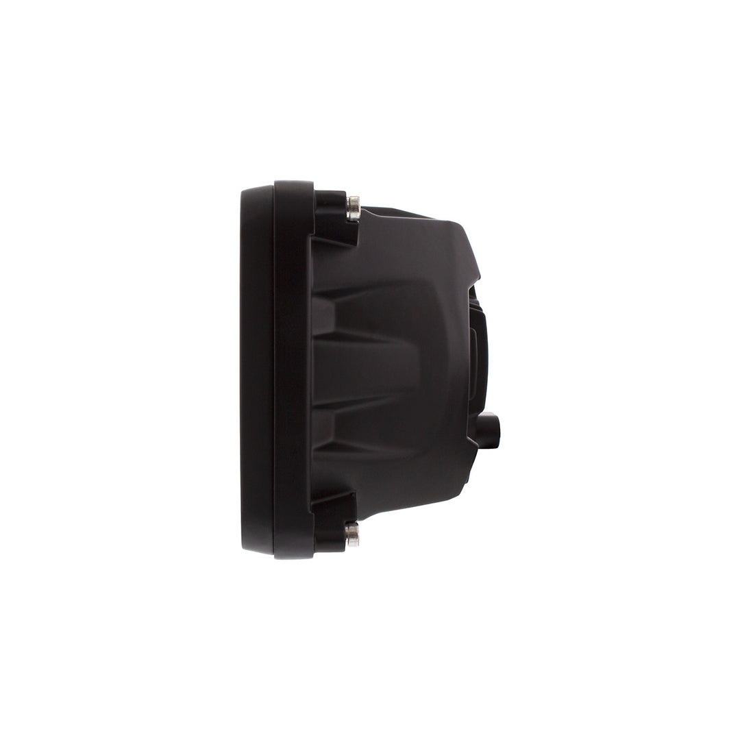 ULTRALIT - Heated 4" x 6" LED Headlight With Glass Lens &amp; Aluminum Housing - High Beam - Black