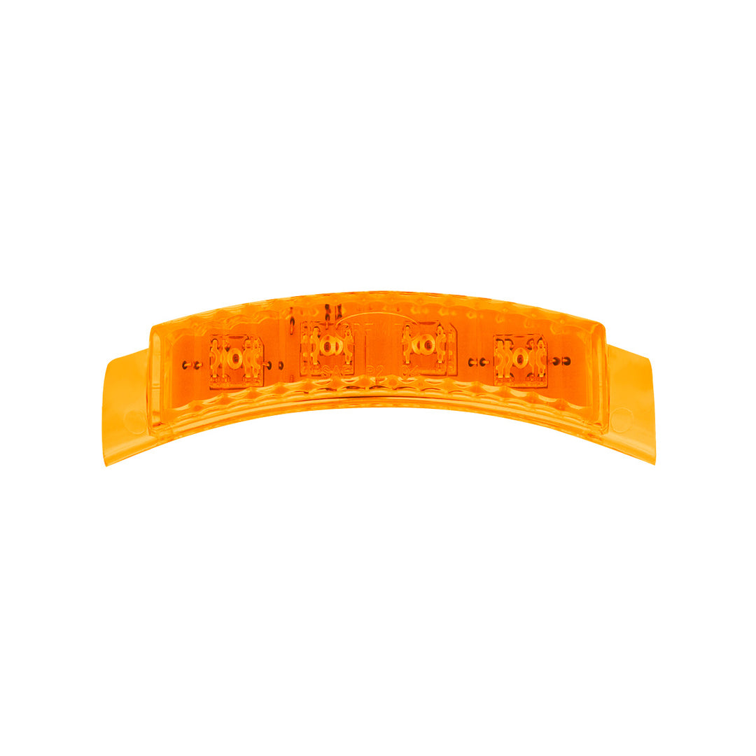 4 LED Dual Function Headlight Turn Signal Light - Amber LED/Amber Lens (Bulk)