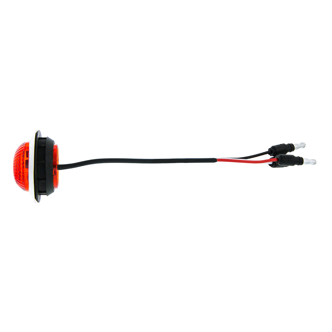 6 LED 1-1/4" Dual Function Light (Clearance/Marker) - Red LED/Red Lens