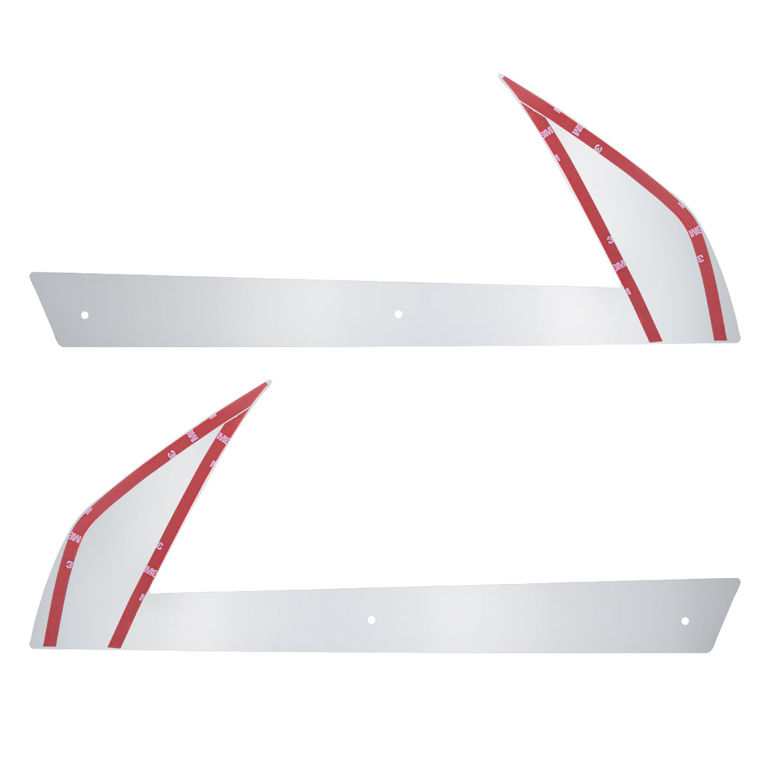 430 Stainless Steel Below Headlight Fender Guards For 2018-2024 Freightliner Cascadia (Pair)