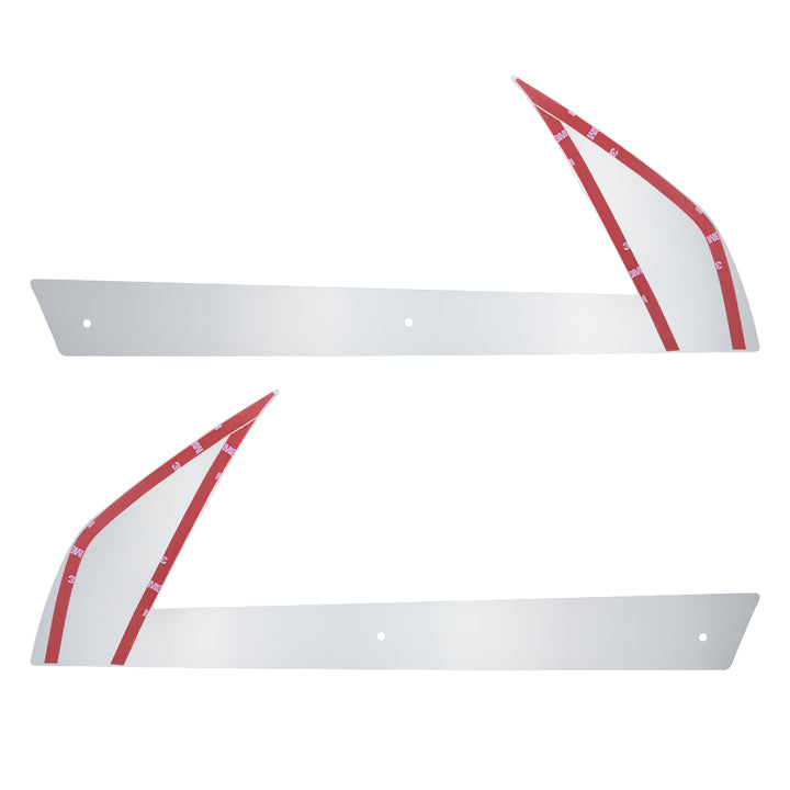 430 Stainless Steel Below Headlight Fender Guards For 2018-2024 Freightliner Cascadia (Pair)