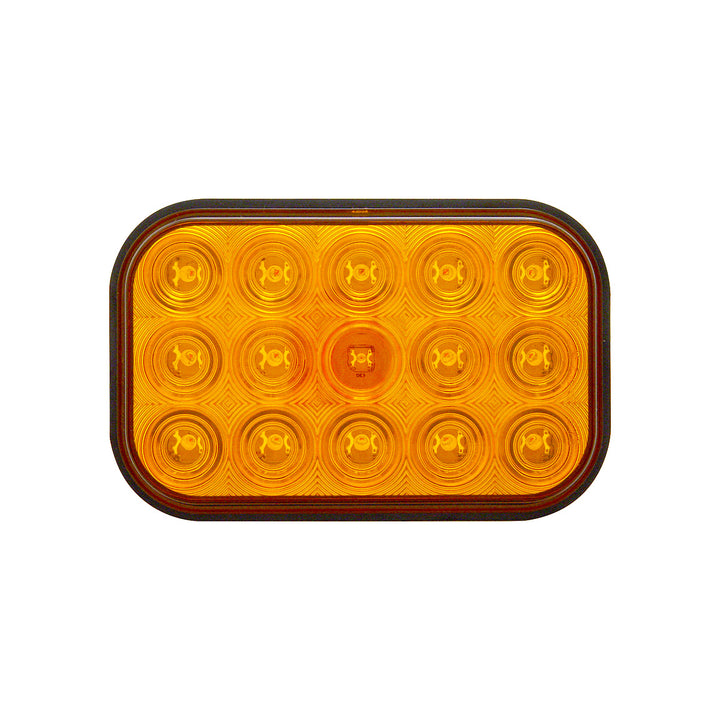 15 LED Rectangular Turn Signal Light - Amber LED/Amber Lens