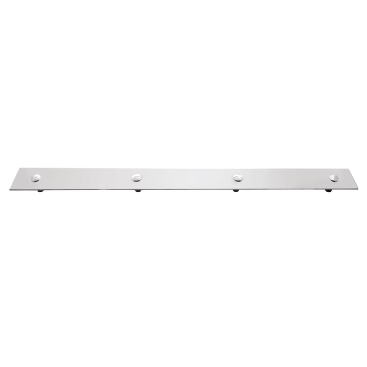 2" x 24" 430 Stainless Steel Top Mud Flap Plate - Bolt Thru