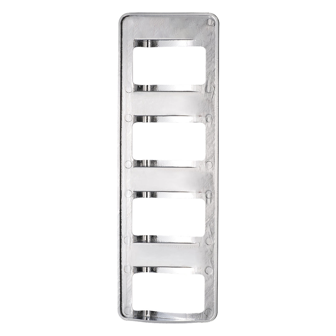 Chrome 4 - Rocker Switch Cover For Peterbilt 579 (2012-2019) &amp; 567 (2014-2019) - 4 Switches