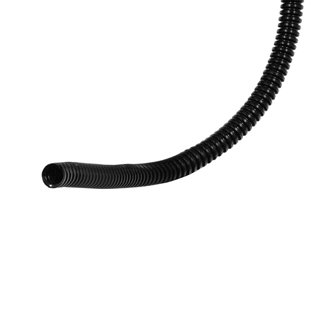 1/4" I.D. Black Flex - Guard Convoluted Split Seam Tubing, 14 Ft.
