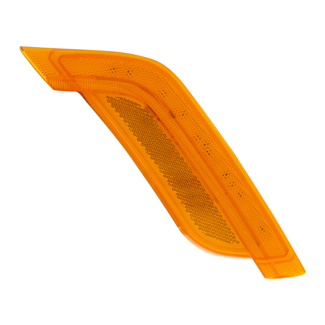 12 Amber LED Fender Turn Signal Light For Peterbilt 579 (2012-2021) &amp; 587 (2012-2018) - Passenger, Amber Lens
