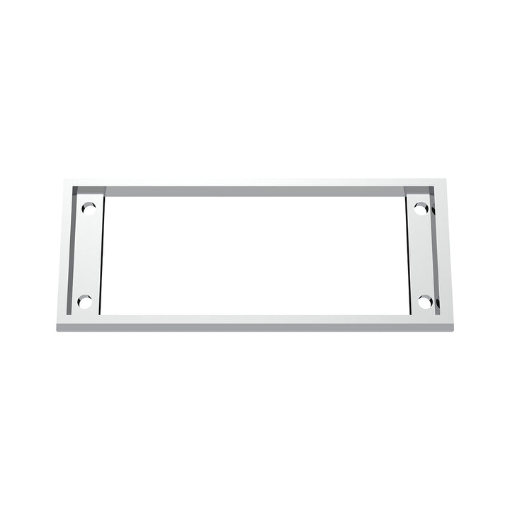 Chrome Plastic A/C Control Dash Panel Bezel For Kenworth W900 (1990-2005) &amp; T800 (1986-2005)