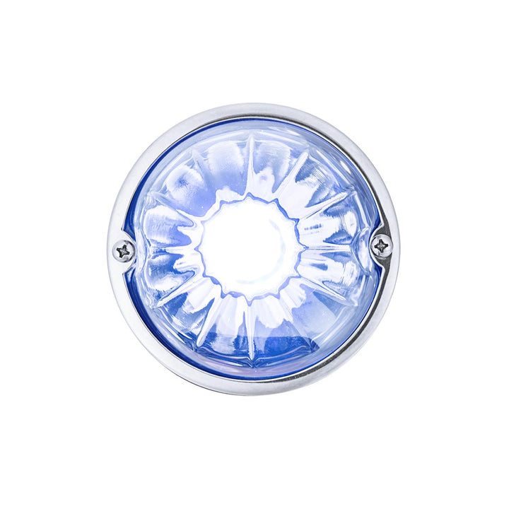 Glass Watermelon Light Kit With 4 LED Light - Blue LED/Clear Lens