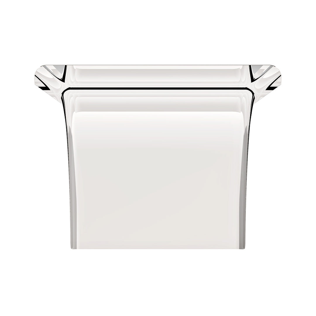 80" 430 Stainless Steel (16ga) Roll Formed Edge Smooth Half Fender - Stainless Steel Series (Pair)