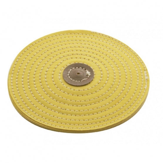 4" Yellow Razor Buff - 1/8" Arbor