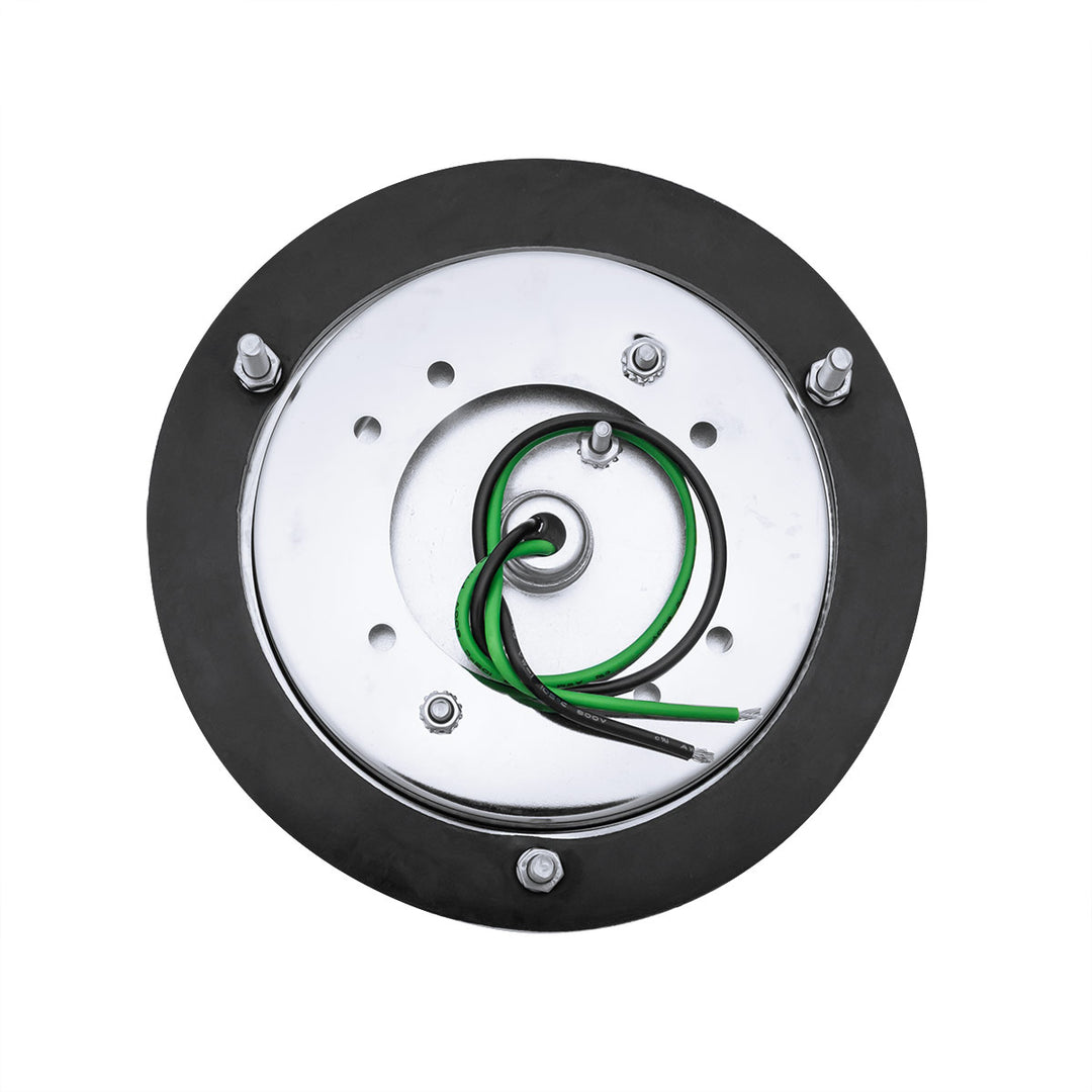 Dual Function Glass Watermelon Sleeper Bunk Kit With 304 Stainless Steel Bezel &amp; LED Bulb - Clear Lens/White LED