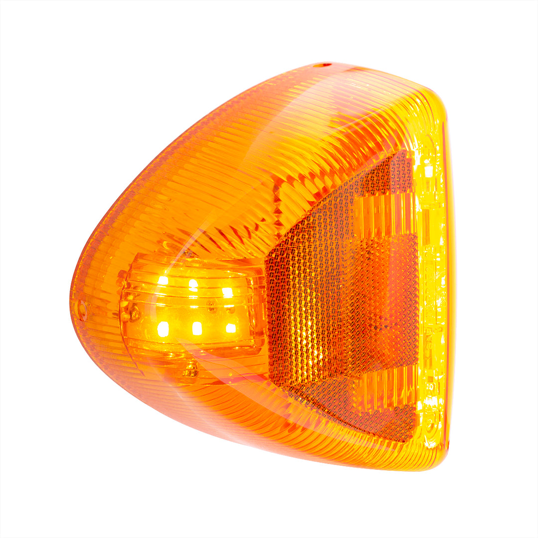 31 LED Turn Signal Light For 1987-2007 Peterbilt 379/378/357 - Amber LED/Amber Lens