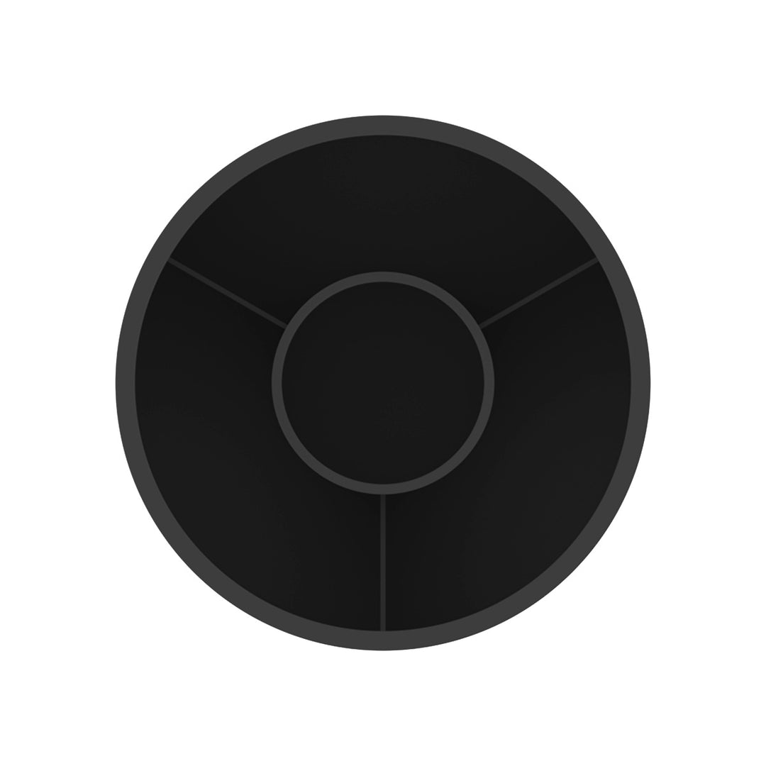 33mm X 4-1/4" Matte Black Tall Cylinder Nut Cover - Thread-On (Bulk)