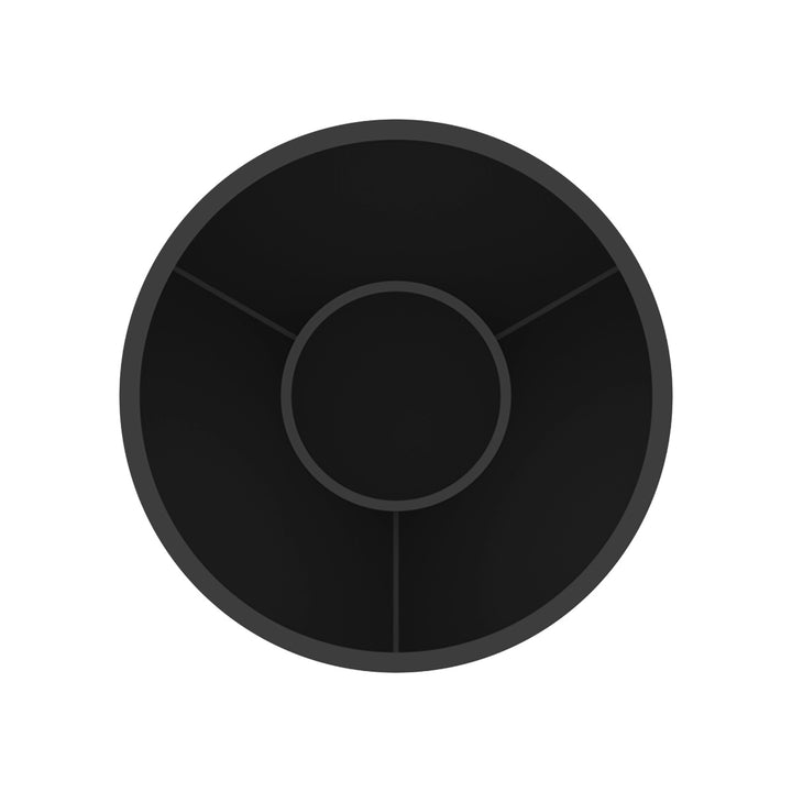 33mm X 4-1/4" Matte Black Tall Cylinder Nut Cover - Thread-On (Bulk)