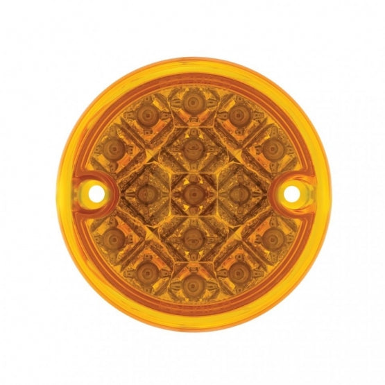 30 LED 3" Dual Function Reflector Double Face Light Kit - Amber &amp; Red LED/Amber &amp; Red Lens