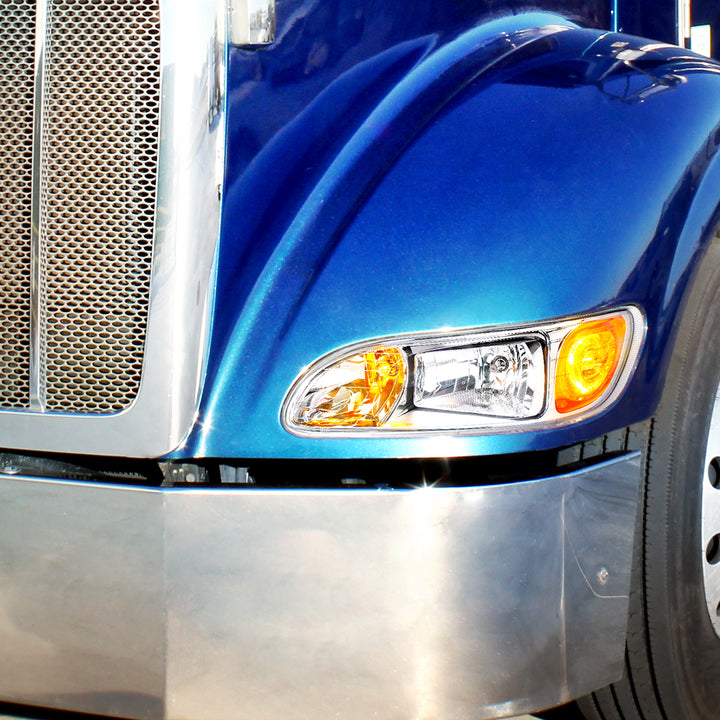 Headlight For 2008+ Peterbilt 382/384/386/387 - Passenger - Competition Series