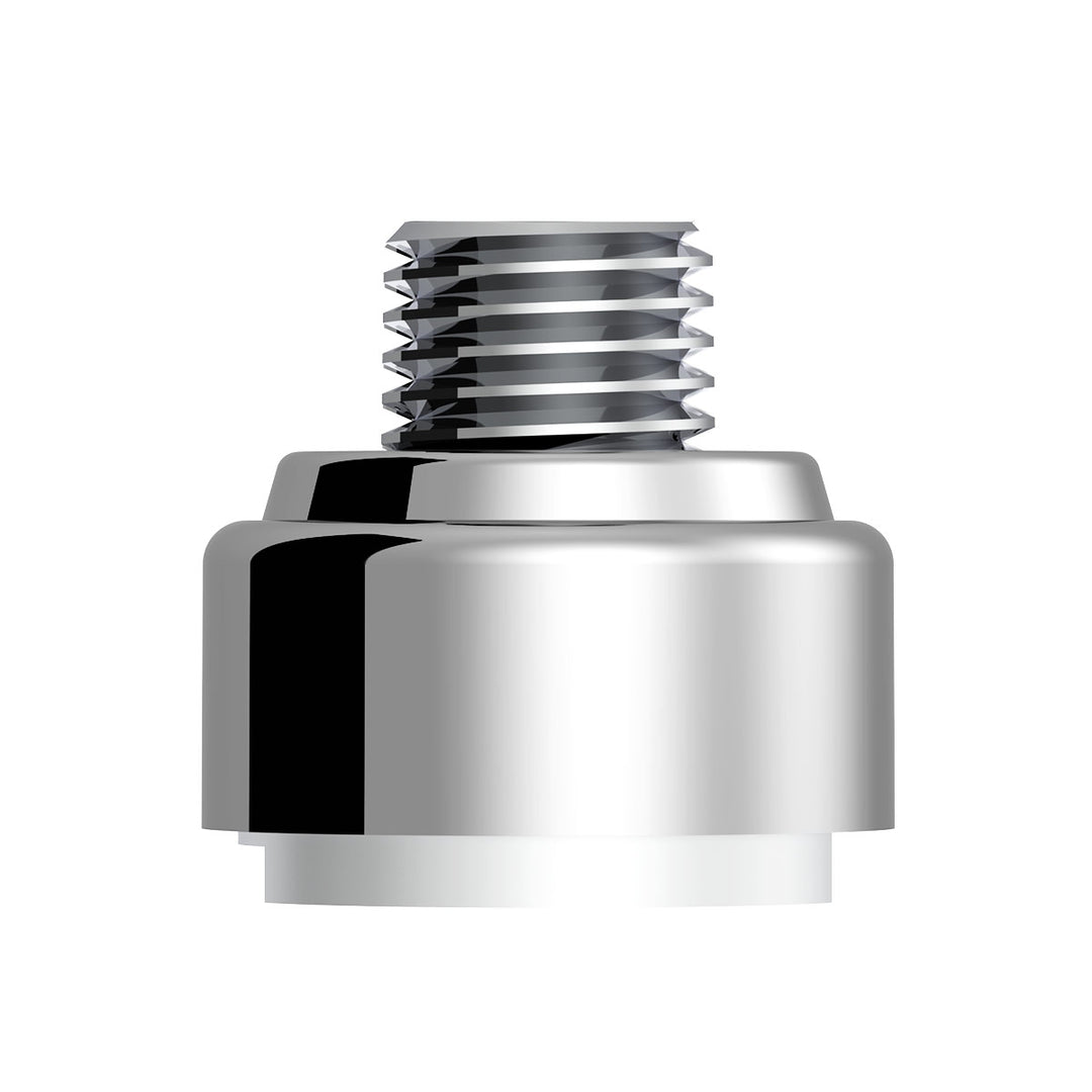 M30 x 3.5 Thread-On Gearshift Adapter W/LED Mount For Eaton - Fuller 9/10 Speed - Liquid Silver