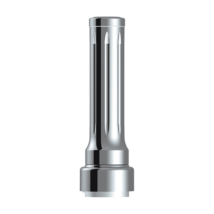 Thread-On Dallas Style Gearshift Knob With 9/10 Speed Adapter - Chrome/Vertical