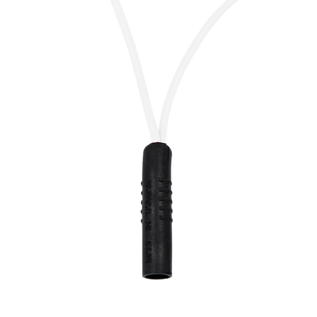 0.180" Female Plug White Wire Harness With 50 Plugs - 12" Lead (Bulk)