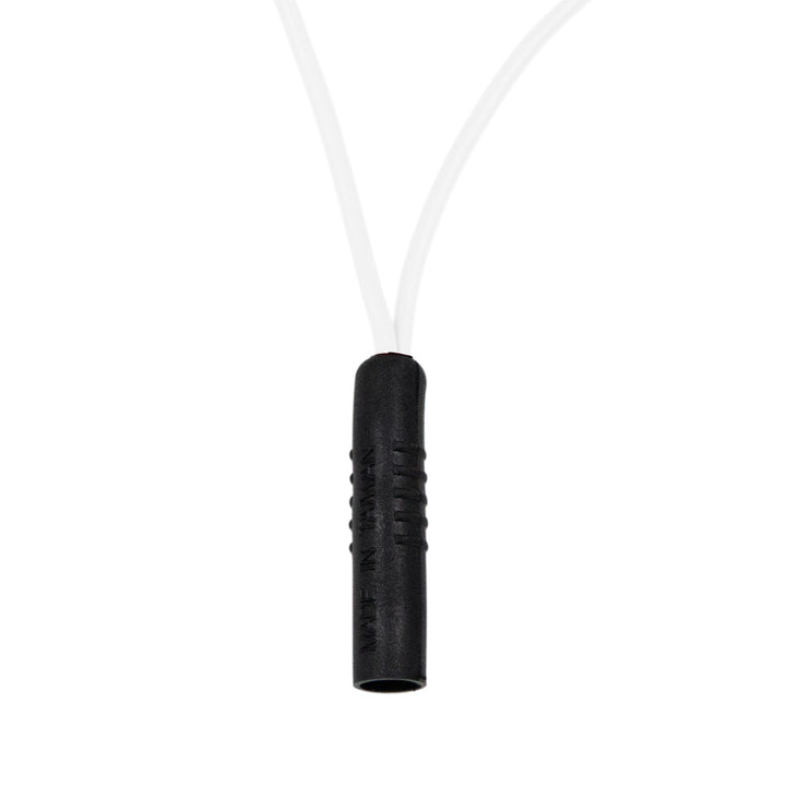0.180" Female Plug White Wire Harness With 50 Plugs - 12" Lead (Bulk)