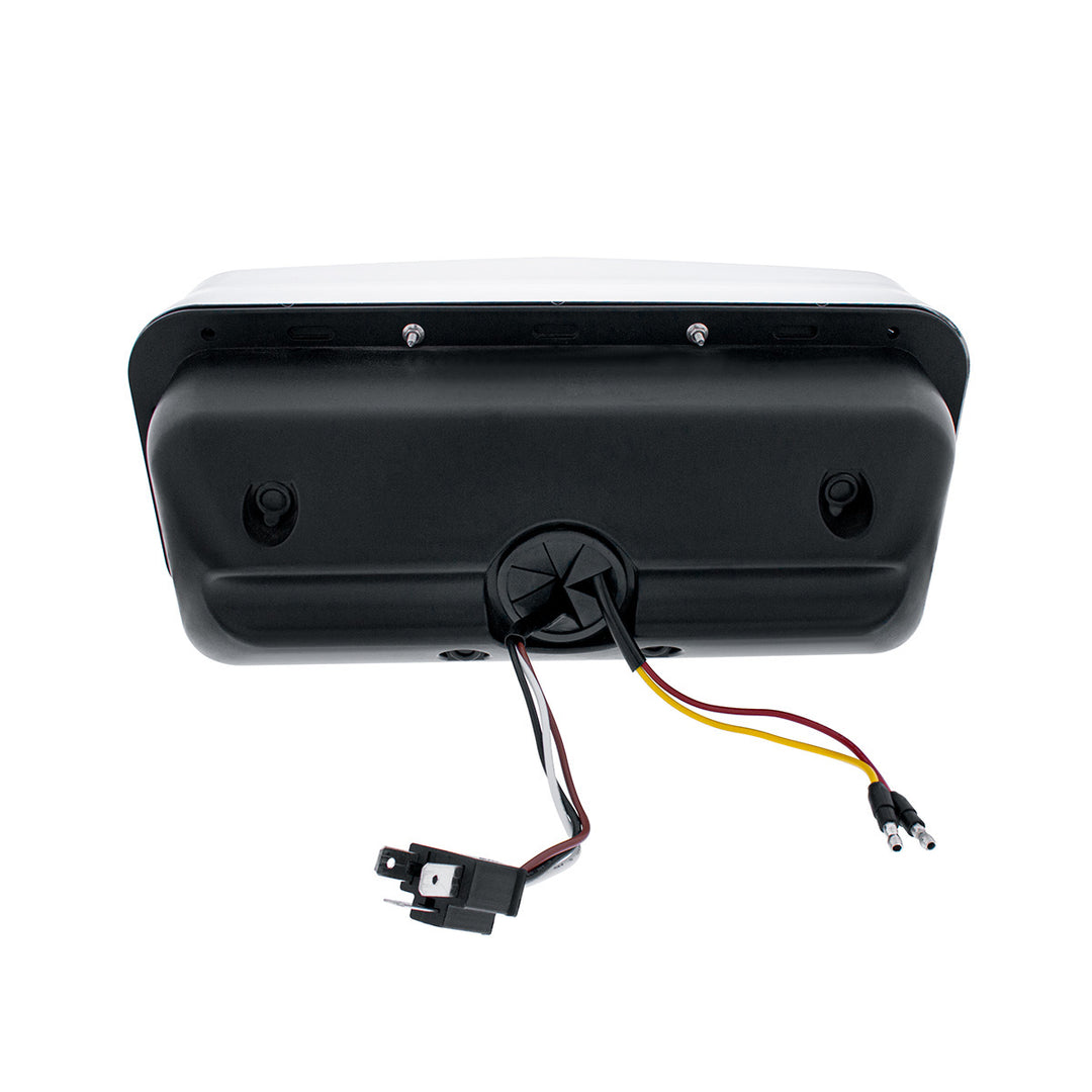 High Power Blackout LED Headlight With Turn Signal And Position Light - Driver