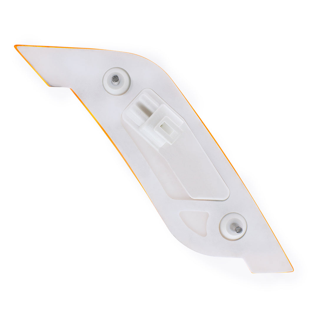 12 Amber LED Fender Turn Signal Light For Peterbilt 579 (2012-2021) &amp; 587 (2012-2018) - Driver, Amber Lens