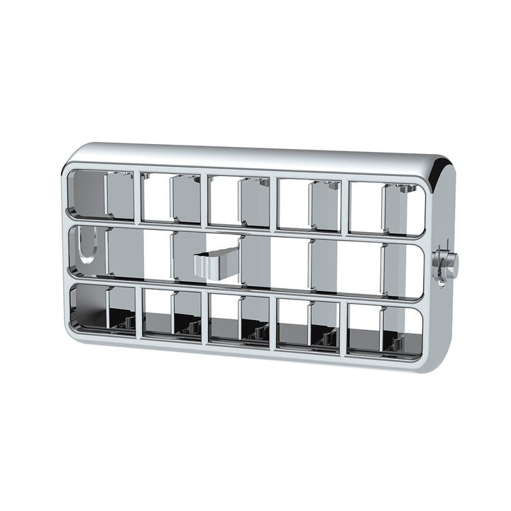 Chrome Plastic A/C Vent For 2001-05 Peterbilt - Center