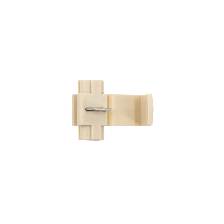 18-14 AWG White Mid - Line Tap Connector w/ No Stop (6-Pack)