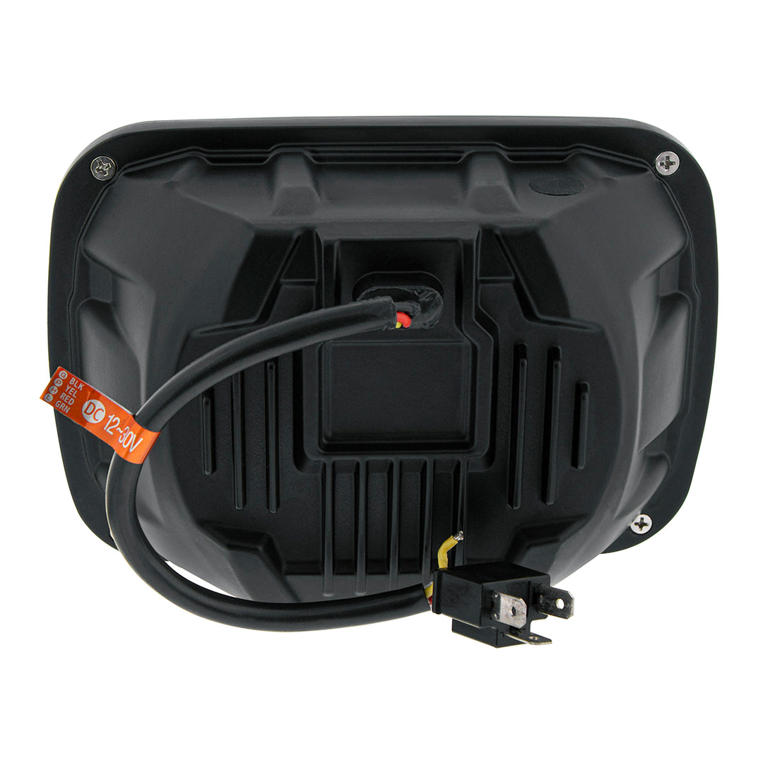 ULTRALIT - Heated 5" x 7" LED Headlight With White Position Light