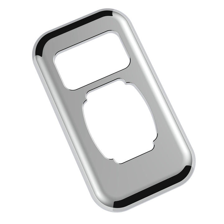 Chrome Plastic Dimmer Switch Trim For Peterbilt