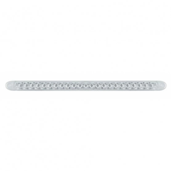 23 SMD LED 17-1/4" Reflector Turn Signal Light Bar Only - Amber LED/Clear Lens (Bulk)