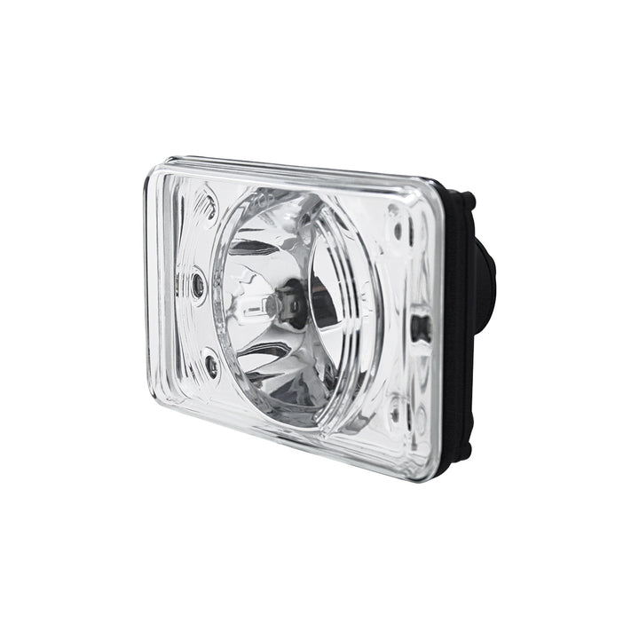 4" x 6" Crystal Projection Headlight With 6 White LED Position Light - High Beam