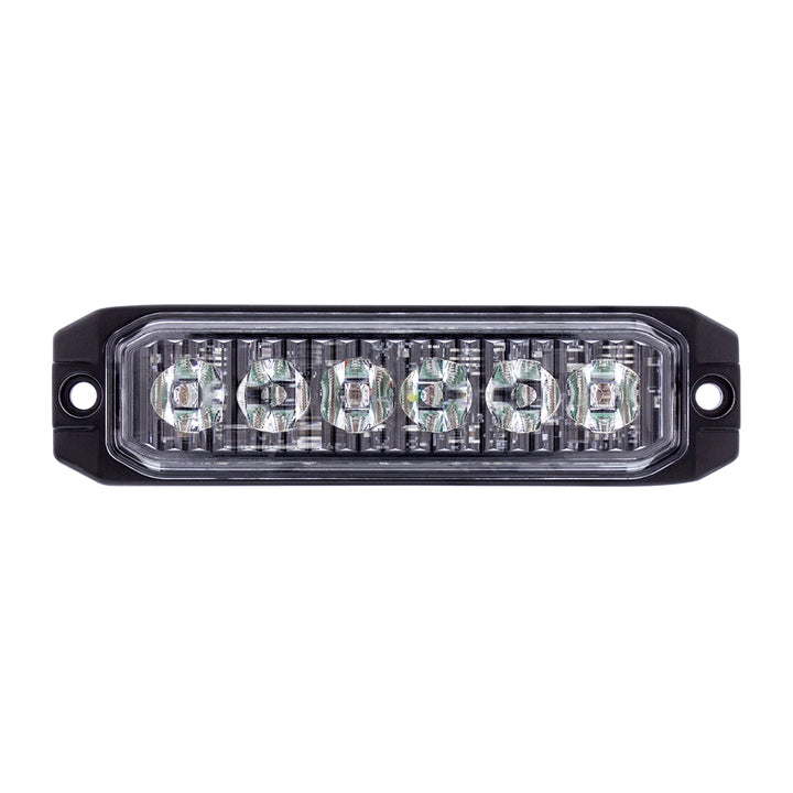 6 High Power LED "Competition Series" Slim Warning Light - Red