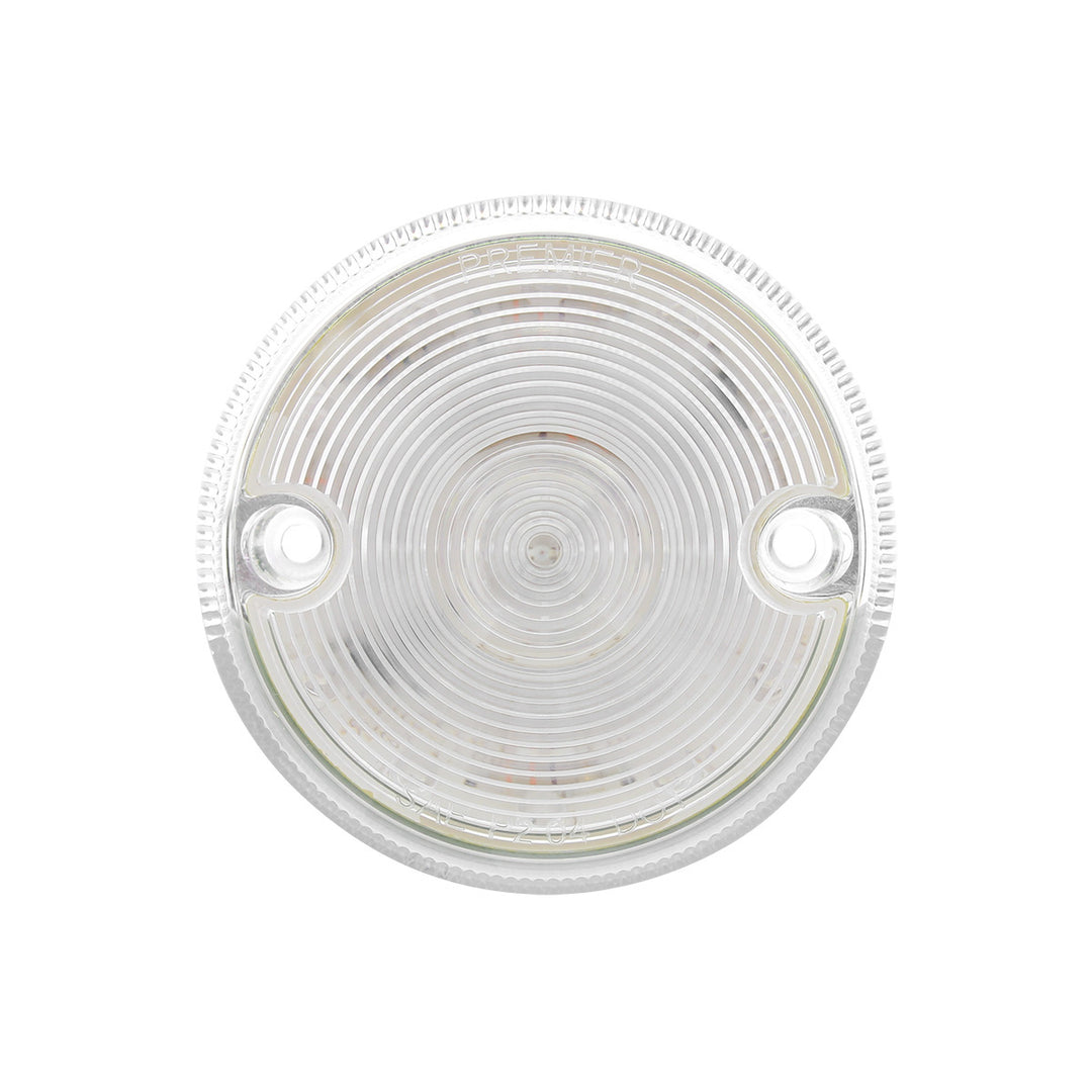 15 LED 3" Series 2 Light For Double Face Light Housing - Red LED/Clear Lens (Bulk)