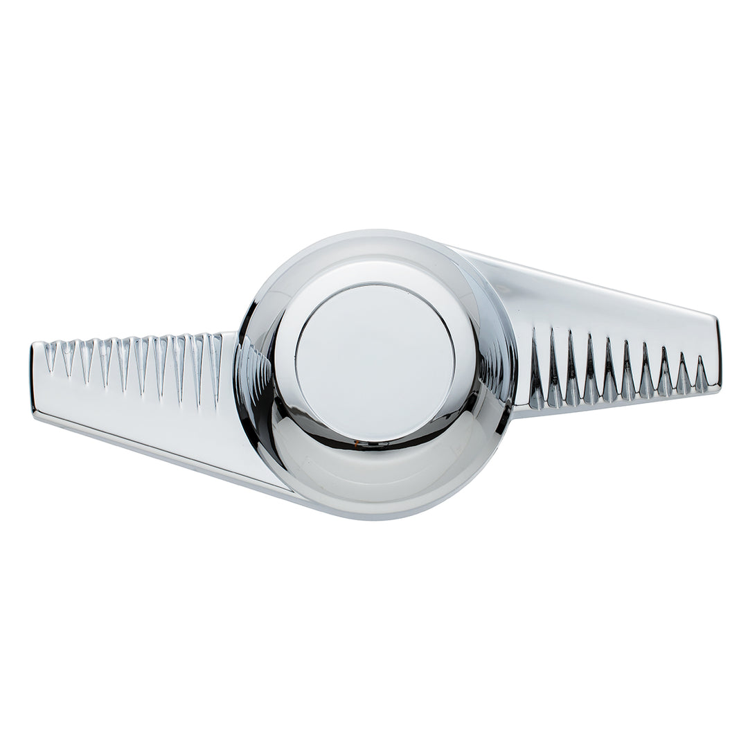 Chrome Plastic 2 - Bar "Groovy" Hubcap Spinner