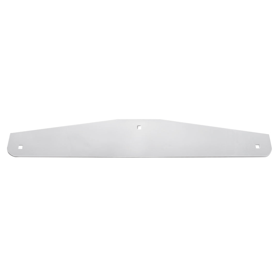 24" x 4" Stainless Steel Bottom Mud Flap Plate - Bolt Thru