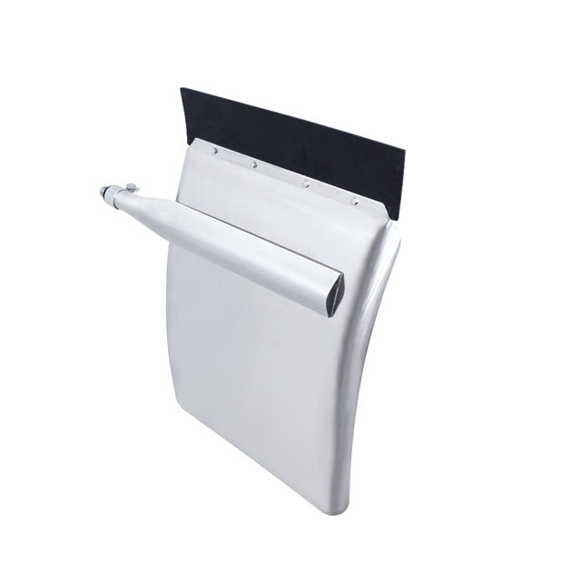 24" x 29" Stainless Quarter Fender Set - Triangle Bracket