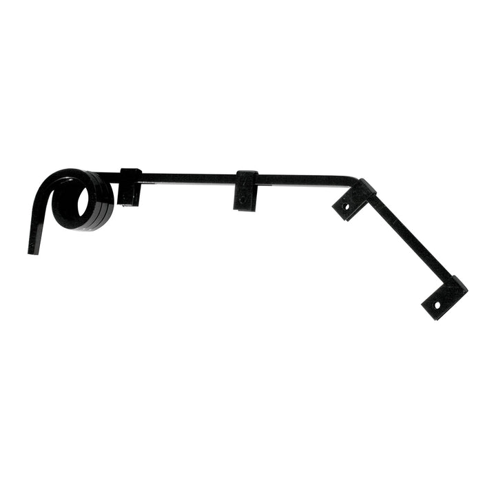 Black Angled Mud Flap Hangers - 3 Coils (Pair)