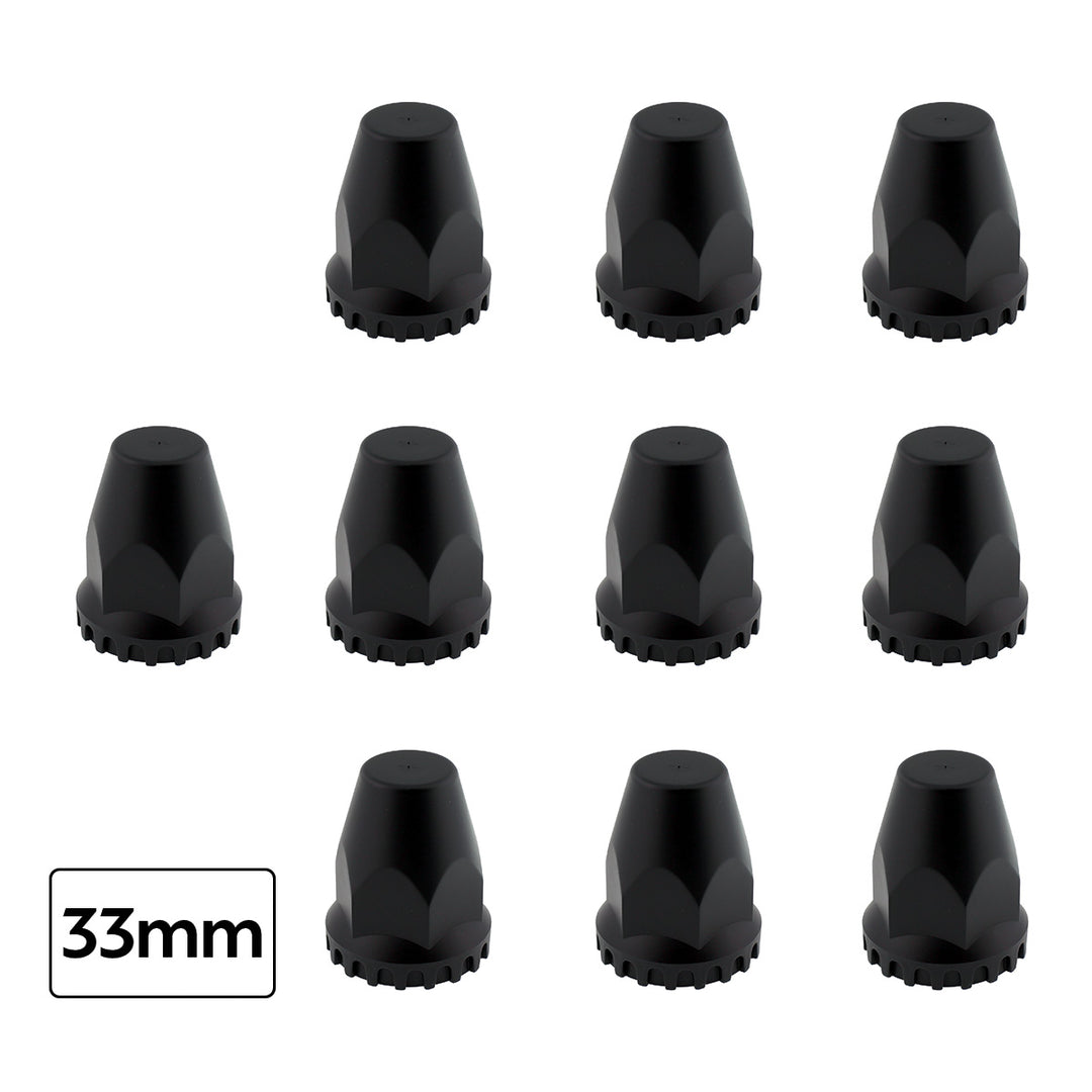 Flat Aero Rear Axle Cover Kit - Matte Black