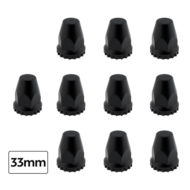 Flat Aero Rear Axle Cover Kit - Matte Black