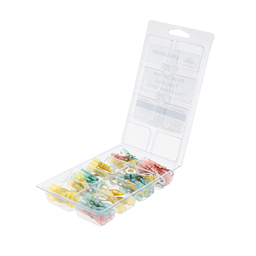 Crimp &amp; Solder Seal Heat Shrink Terminal Kit (60-Pack)